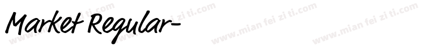 Market Regular字体转换